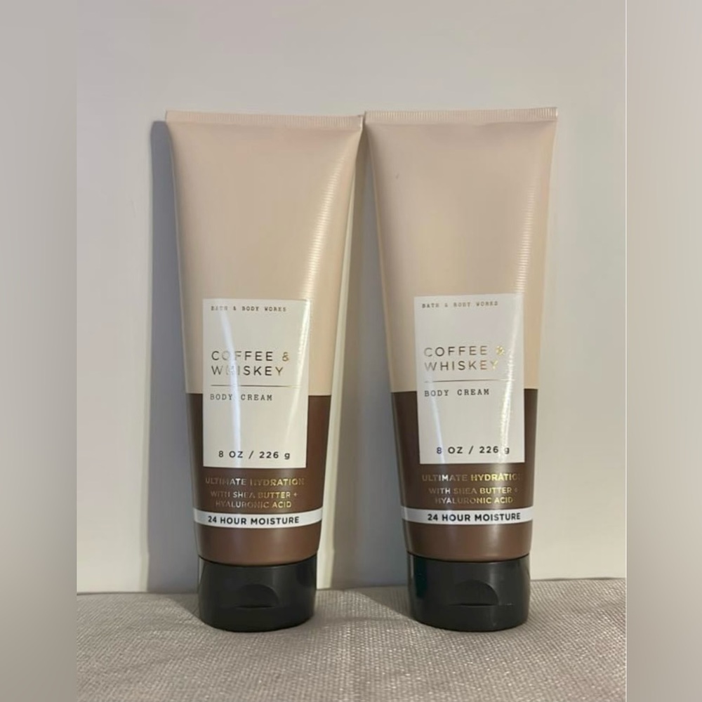Bath & Body Works Coffee & Whiskey Body Cream w/ Shea Butter& Hyaluronic Acid.